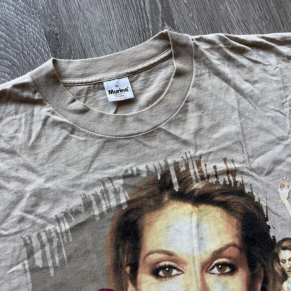 Vintage 1998 Celine Dion Lets Talk About Love World Tour T Shirt Mens XL Rap T - Picture 4 of 11